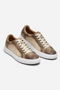 Tenis de avestruz beige