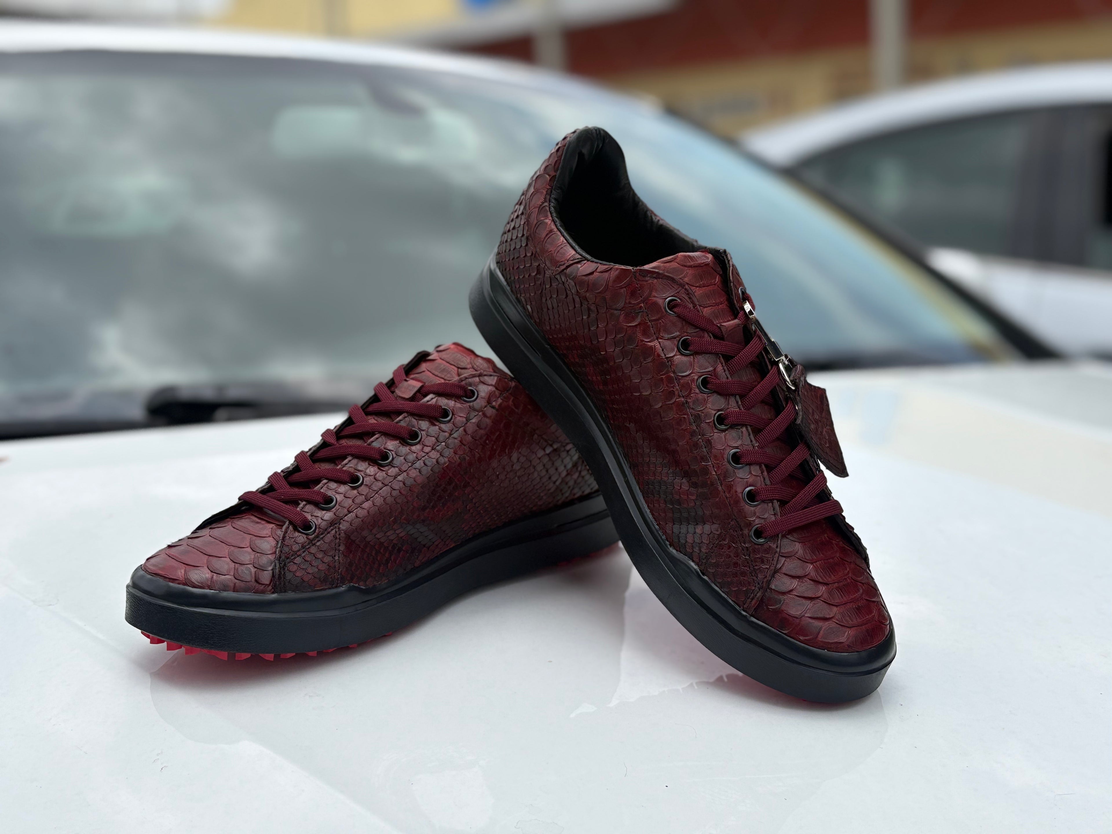 TENIS DE PYTHON ROJOS