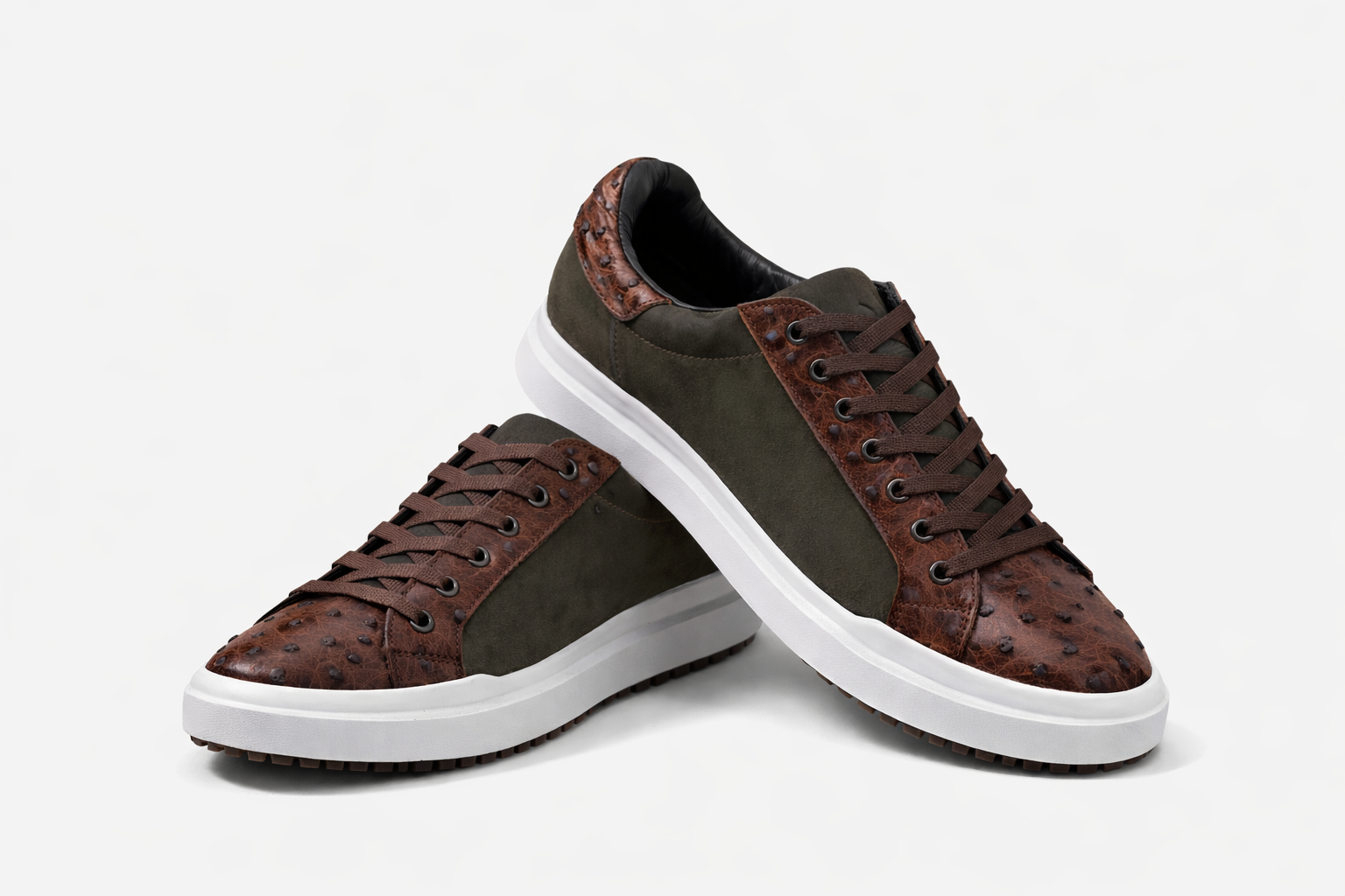Tenis de avestruz chocolate